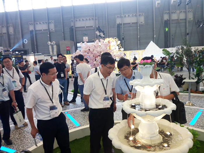2018上海照明展落幕，乐鱼照明打造唯美园林景观